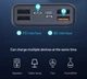 Портативная батарея Baseus Power Bank 30000mah 65W 6A с быстрой зарядкой 3 x USB-A 2.0, USB-A (QC) и USB Type-C (PD) Black - изображение 7