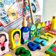 Дерев'яна гра сортер LimoToy MD 1960 5 в 1 Монтессорі українською мовою "Пожежна машина" - изображение 3