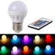 Светодиодная LED лампа RGB 5Вт цоколь Е27, 16 цветов с пультом ДУ - изображение 1