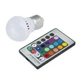 Светодиодная LED лампа RGB 5Вт цоколь Е27, 16 цветов с пультом ДУ - изображение 2