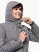 Куртка зимняя женская Jack Wolfskin Stirnberg Ins Jkt W 1115451-2174 XS Серая (4064993504675) - изображение 4
