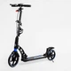 Двухколесный складной самокат фонарик 2 амортизатора дисковый тормоз Best Scooter 100 кг Black and blue (114293) - изображение 1