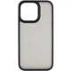 TPU+PC чехол Epik Metal Buttons для Apple iPhone 14 Pro (6.1") Черный / Black - изображение 1