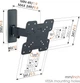 Кріплення Vogels TVM 1223 Black (6833581) - зображення 2