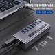 USB-хаб концентратор Acasis H707 на 7 портов USB 3.0 Серый - изображение 8