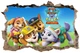 Наклейка на стену детская Oracal Paw Patrol Щенячий патруль 115 х 75 см (PS58B) - изображение 1