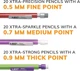 Набір механічних олівців BIC Xtra-Smooth Mechanical Pencil, Medium Point 0.5 - 0.7 - 0.9 мм (‎ WX7TG026) - зображення 4