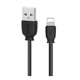 Кабель Remax RC-134i USB - Lightning (2.1A) (1M) Чорний - зображення 1