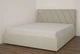 Ліжко полуторне Кліо-2 120x200 Mebel-Day з підйомним механізмом Велюр Світло-бежевий Флокс (01) - зображення 1