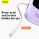 Павербанк Baseus Q Pow 20000 mAh 20W Quick Charge + кабель Lightning для iPhone/iPad/Samsung/Xiaomi/Huawei pur - зображення 3