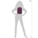 Рюкзак женский 8 л Bagland Молодежный mini 00508664-487 8 л Сублимация (2006757068285) - изображение 5