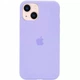 Чехол-накладка Silicone Full case для IPhone 13 Lilac (30) сиреневый - изображение 2