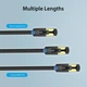 Patchcord Vention CAT 8 SFTP Ethernet 10 m Black (6922794742864) - obraz 8
