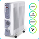 Масляный обогреватель NIKURA НY-C3F-13 2900W 13 секций, с конвекцией воздуха, белый - изображение 1