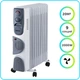 Масляний обігрівач NIKURA НY-C3F-9 2000W 9 секцій, з конвекцією повітря, білий - зображення 1