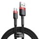 Кабель Baseus Cafule Cable USB Type-C 3A 1m Red+Black - зображення 1