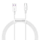Кабель Baseus Superior Series USB to Type-C 66W 1m White (CATYS-02) - изображение 1