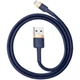 Кабель Baseus Cafule Cable USB For iP 1.5A 2m Gold+Blue (CALKLF-CV3) - изображение 1