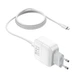 Мережевий зарядний пристрій BOROFONE BA46A Premium PD + QC3.0 (Type-C to Lightning) 18W White - изображение 1