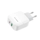 Мережевий зарядний пристрій BOROFONE BA46A Premium PD + QC3.0 (Type-C to Lightning) 18W White - изображение 2