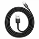 Кабель Baseus Cafule Cable USB For Lightning 1.5A 2m Gray+Black - изображение 1