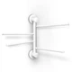 Держатель для полотенец клейкий MBM HOME BP-28 WHITE/GRAY белый/серый - изображение 2