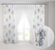 Кухонные шторы из сетки с магнитными подхватами Adagio Windows Decor в цветочный рисунок 3,7x1,6м - изображение 1
