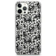Чохол силіконовий для Apple IPhone 13 Pro Max від Lex Altern (Чорний котик, скелет, лапка, геловін) - зображення 1