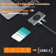 Док-станція SZPACMATE 13 в 1 USB C HUB з бездротовою зарядкою, HDMI 4K, VGA, 2 × USB 3.0, USB C 3.0 і 2.0, RJ45 Ethernet, PD 100 Вт, SD / TF і 3,5 мм AUX, сумісний з MacBook Pro та іншими ноутбуками - зображення 4