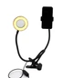 Держатель на прищепке с Led подсветкой Professional Live Stream для селфи съемок 24 диода Черный - изображение 5