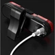 Ліхтар велосипедний задній 8821-5COB аккум.Li-ion, micro USB, Waterproof - зображення 4