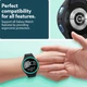 Чехол с ремешком Caseology Nano Pop для Samsung Galaxy Watch 4/5 44mm Prune Charcoal (ACS05136) - изображение 14
