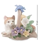 Фігурка керамічна Котик у кошику 12*9*10 див. BST 6001305 - зображення 1