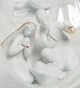 Керамический настольный светильник Рождественский 21,5*17*18 см. 600095 - изображение 2
