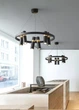 Люстра подвесная LOFT на 12 лампочек 26152 Черный 30-200х65х65 см. - изображение 2