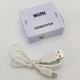 Конвертер адаптер из HDMI в VGA переходник преобразователь с внешним питанием для Т2 аналого-цифровое преобразование 1080P видео и аудио UKC белый - изображение 2
