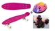 Скейт Best Penny Board LED 22 Розовый Шлем + защита (4350005906) - изображение 2