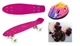Скейт Best Penny Board LED 22 Розовый Шлем + защита (4350005906) - изображение 3