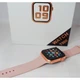 Розумний Смарт-годинник Smart Watch T500 Pink Дзвінки Смс - зображення 3