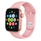 Розумний Смарт-годинник Smart Watch T500 Pink Дзвінки Смс - зображення 1