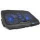 Универсальная охлаждающая подставка для ноутбука Laptop Cooler S18 с подсветкой на 4 вентилятора - изображение 1