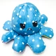 Мягкая игрушка Осьминог перевертыш двусторонний веселый грустный Mood Octopus 16 см UKC перламутровый голубой в горошек - изображение 3