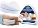 Ортопедична анатомічна подушка для ніг та колін з ефектом пам'яті LEG PILLOW біла - зображення 1