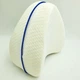 Ортопедична анатомічна подушка для ніг та колін з ефектом пам'яті LEG PILLOW біла - зображення 5