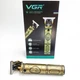 Аккумуляторная машинка для стрижки волос VGR V-085 3 насадки USB кабель для зарядки металлический корпус Gold - изображение 3