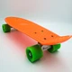Пенни борд скейт 55х15см до 80кг ABEC 7 матовые колеса скейтборд Penny Board Pastel Series оранжевый - изображение 2