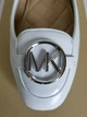 Мокасины MICHAEL Michael Kors Lillie Leather Moccasin белые (размер 35) - изображение 4
