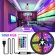 Стрічка світлодіодна RGB 5050 з пультом від USB для фонового підсвічування телевізора картин у силіконі UKC 2метра - зображення 2