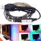 Стрічка світлодіодна RGB 5050 з пультом від USB для фонового підсвічування телевізора картин у силіконі UKC 2метра - зображення 3