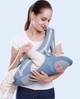 Хипсит, Эрго-рюкзак, кенгуру, переноска Baby Carrier 6в1 Серый слюнявчик-трансформер (vol-9897) - изображение 7